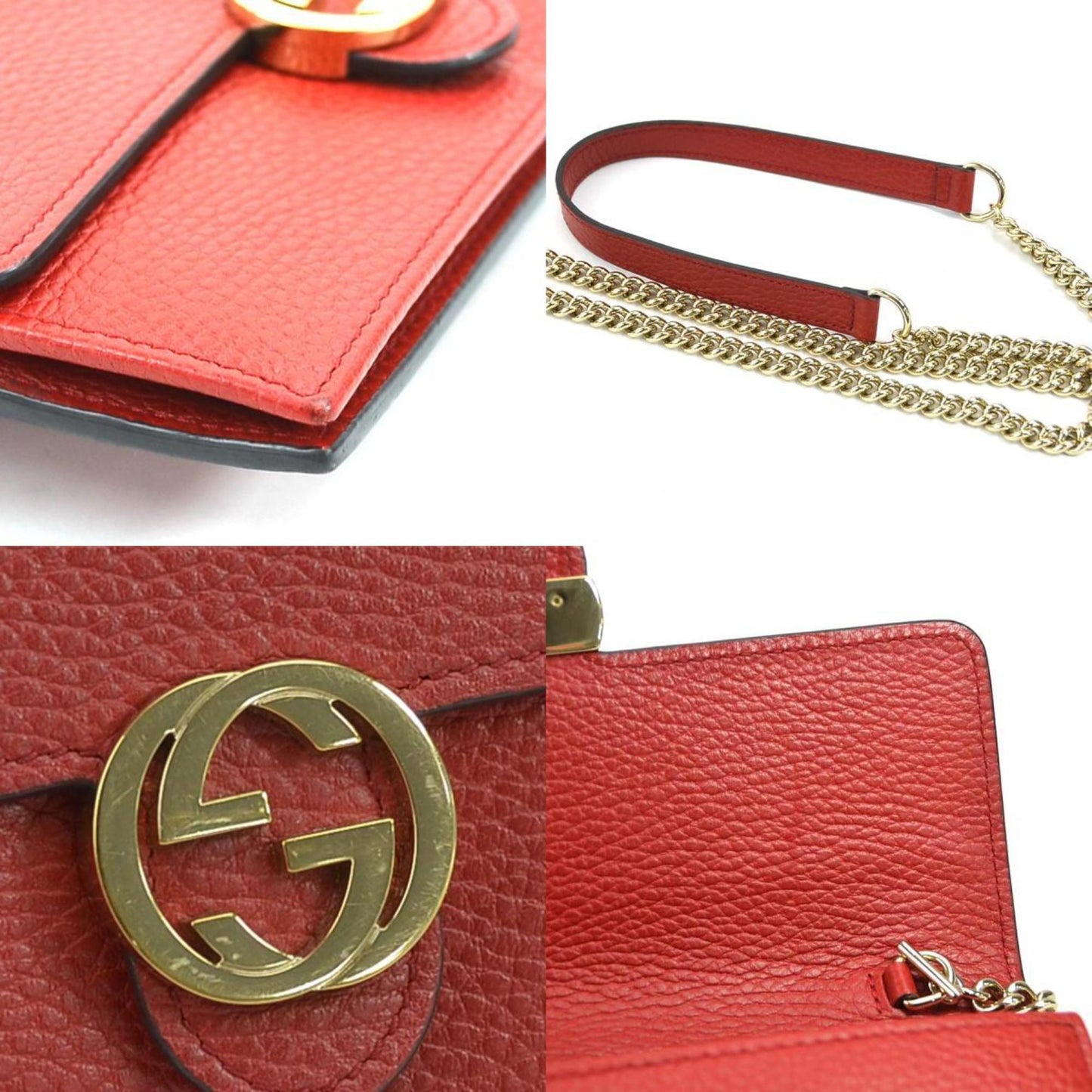 Gucci Wallet On Chain  Leather Shopper Bag ()