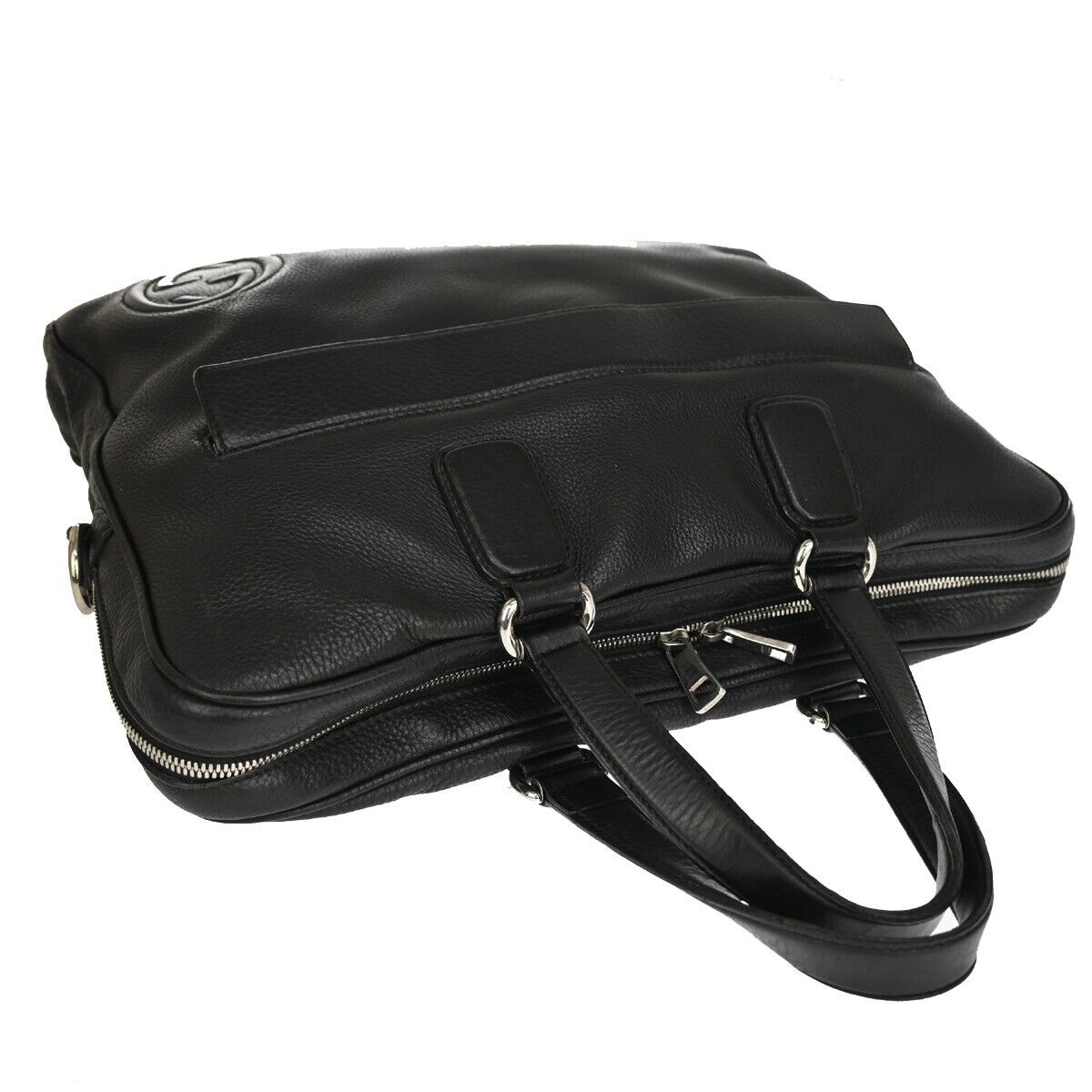 Gucci Interlocking  Leather Backpack Bag ()