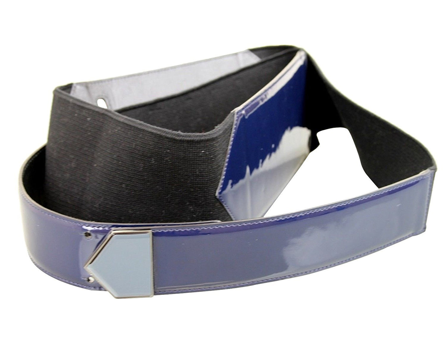 Gucci Women's Patent Leather Runway Elastic Wrap Belt