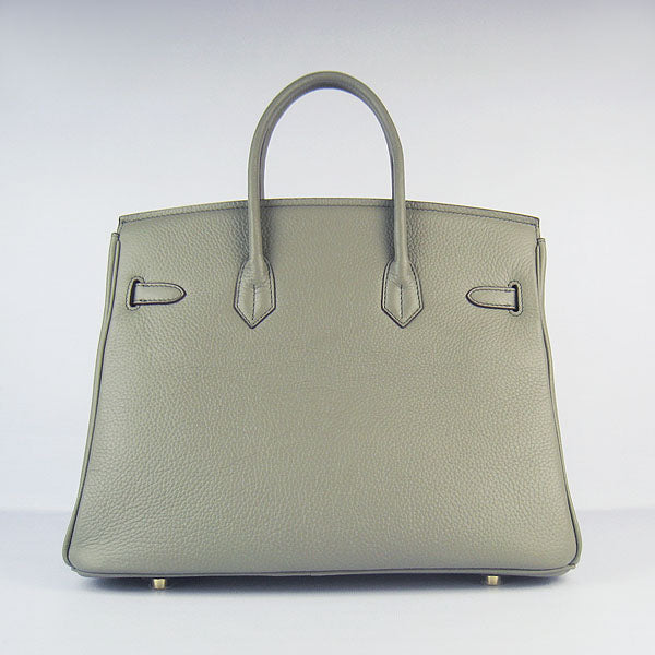 Luxury Hermes Birkin 30cm Togo Leather Handbags Dark Grey Golden