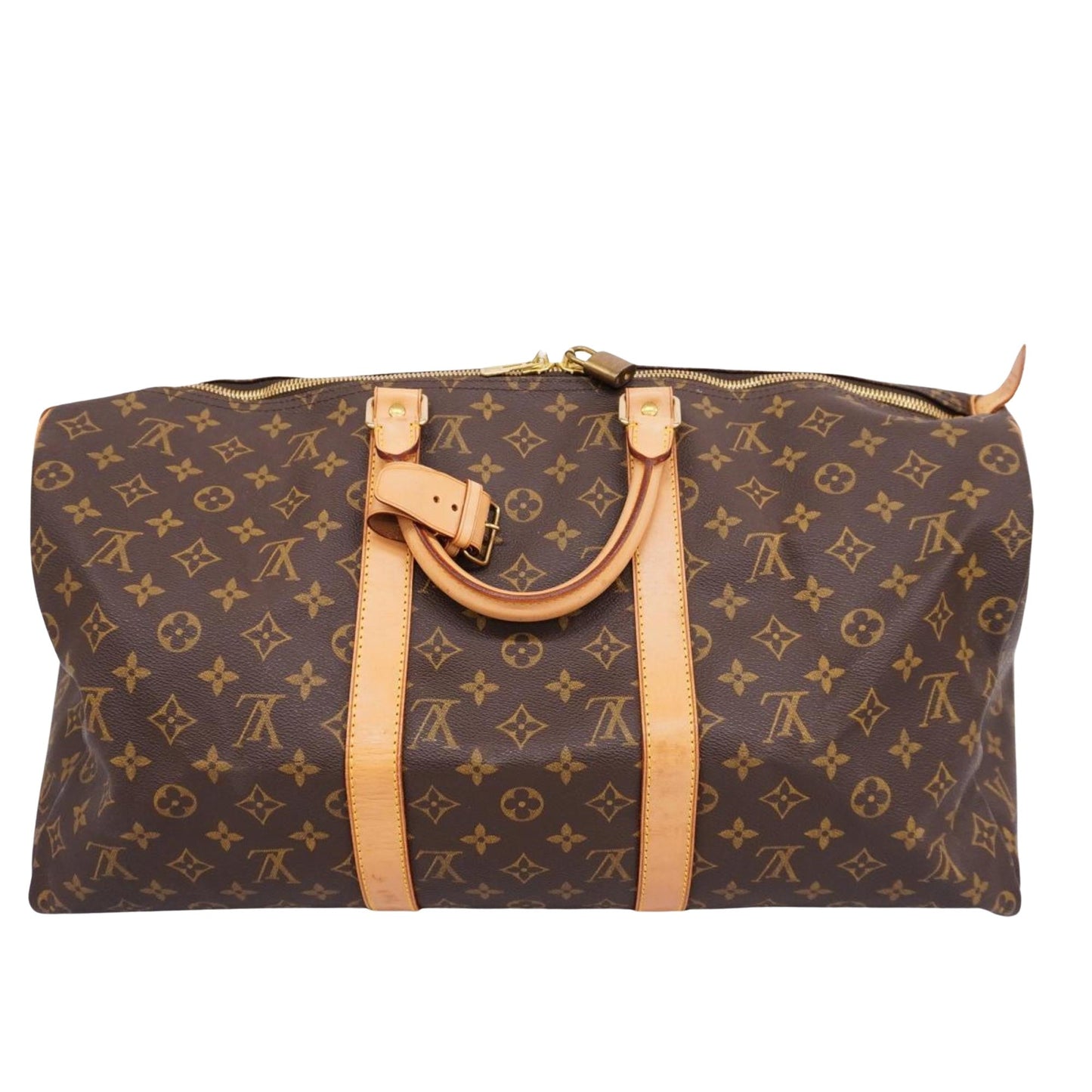 Louis Vuitton Keepall 50  Canvas Travel Bag ()