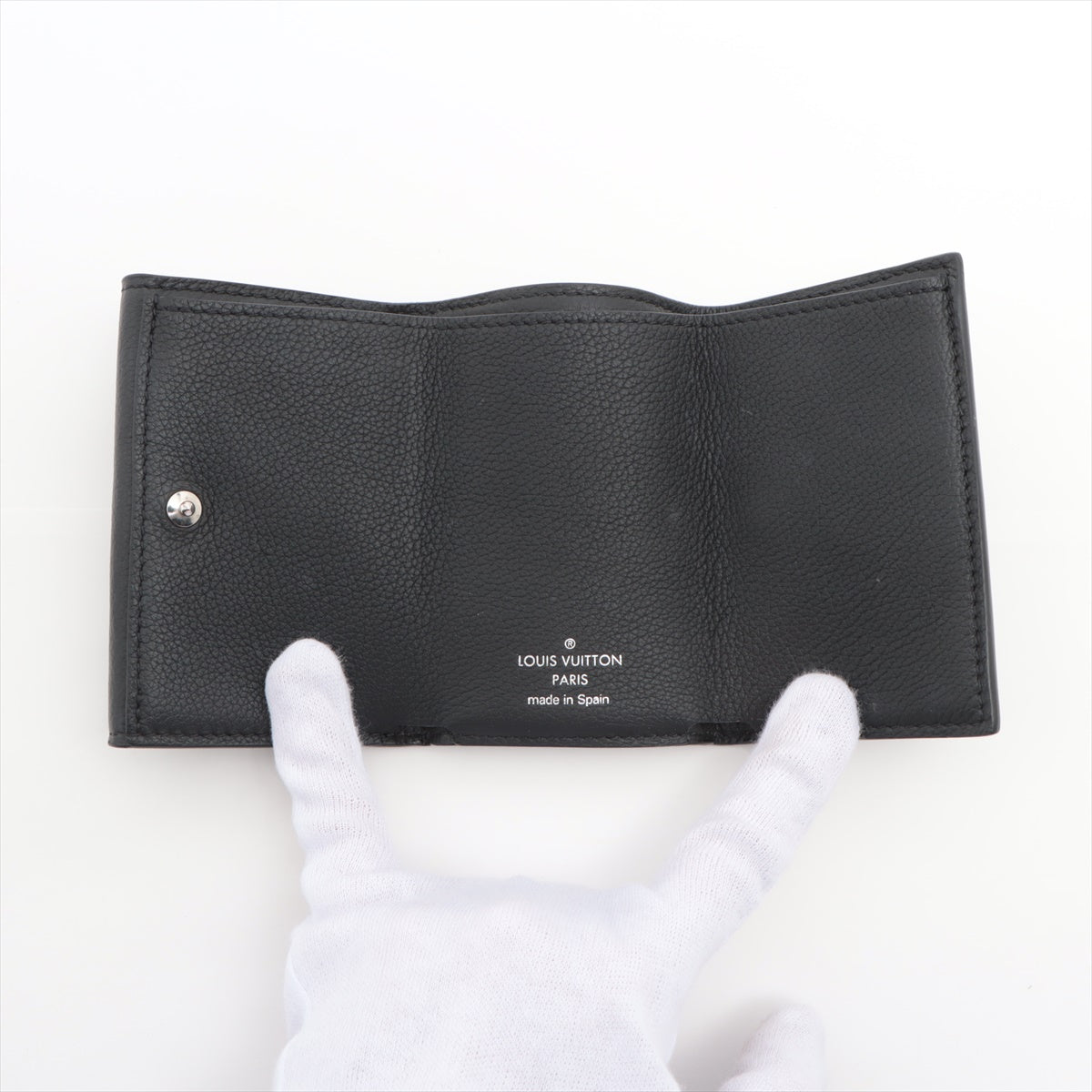 Louis Vuitton  Portfolio Lock Mini M63921 Noneir Compact Wallet