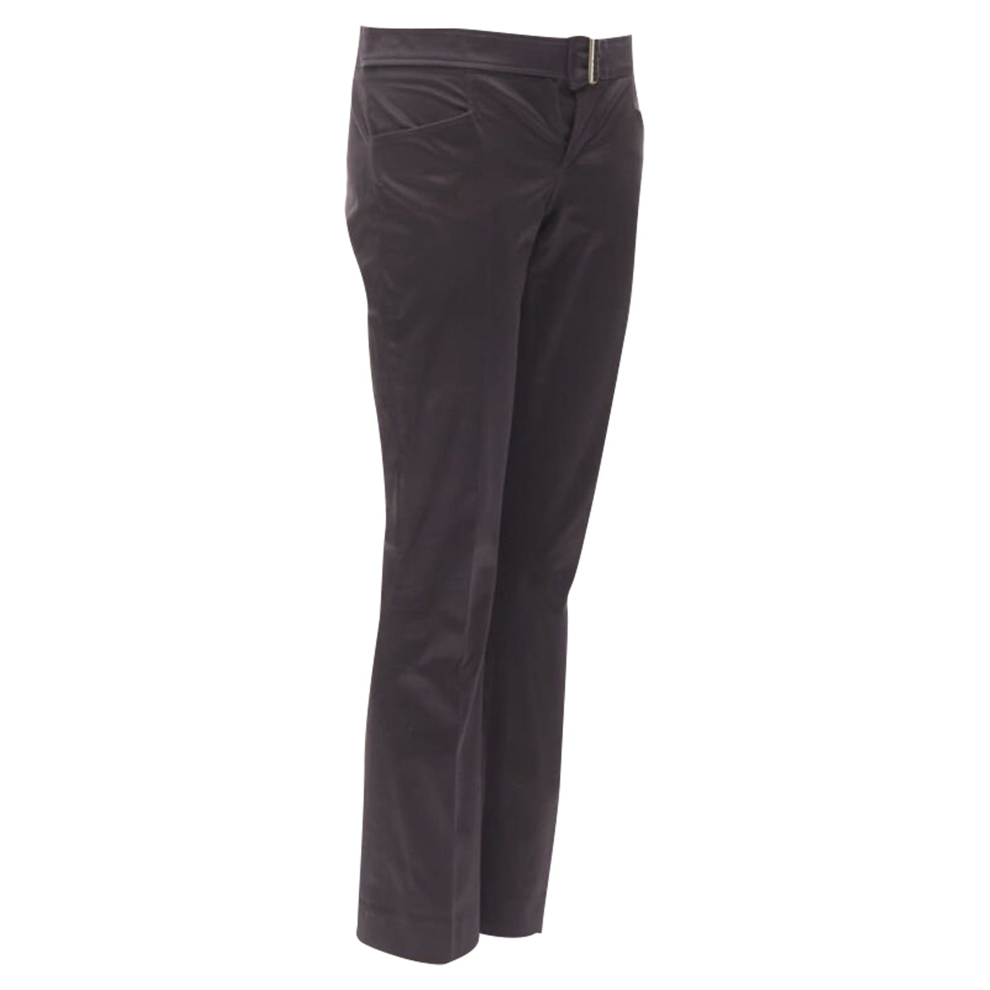 Gucci Tom Ford buckle minimalist trousers