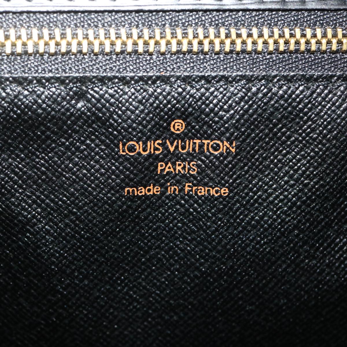 LOUIS VUITTON Epi Monceau Hand Bag 2way Black M52122 LV ch025A