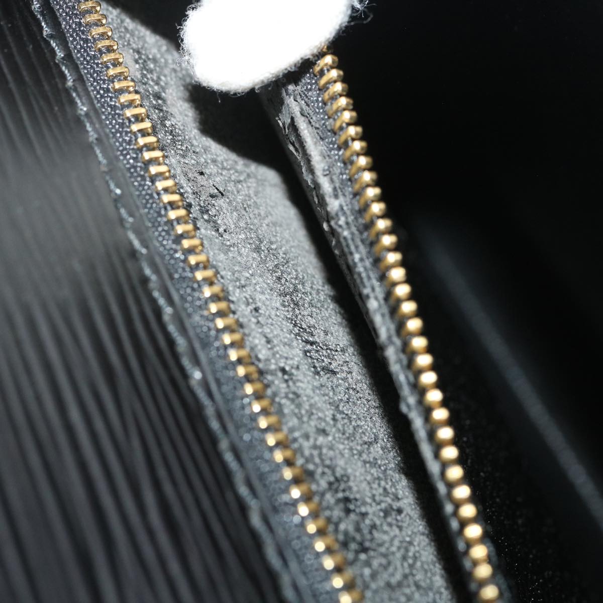 LOUIS VUITTON Epi Monceau Hand Bag 2way Black M52122 LV ch025A