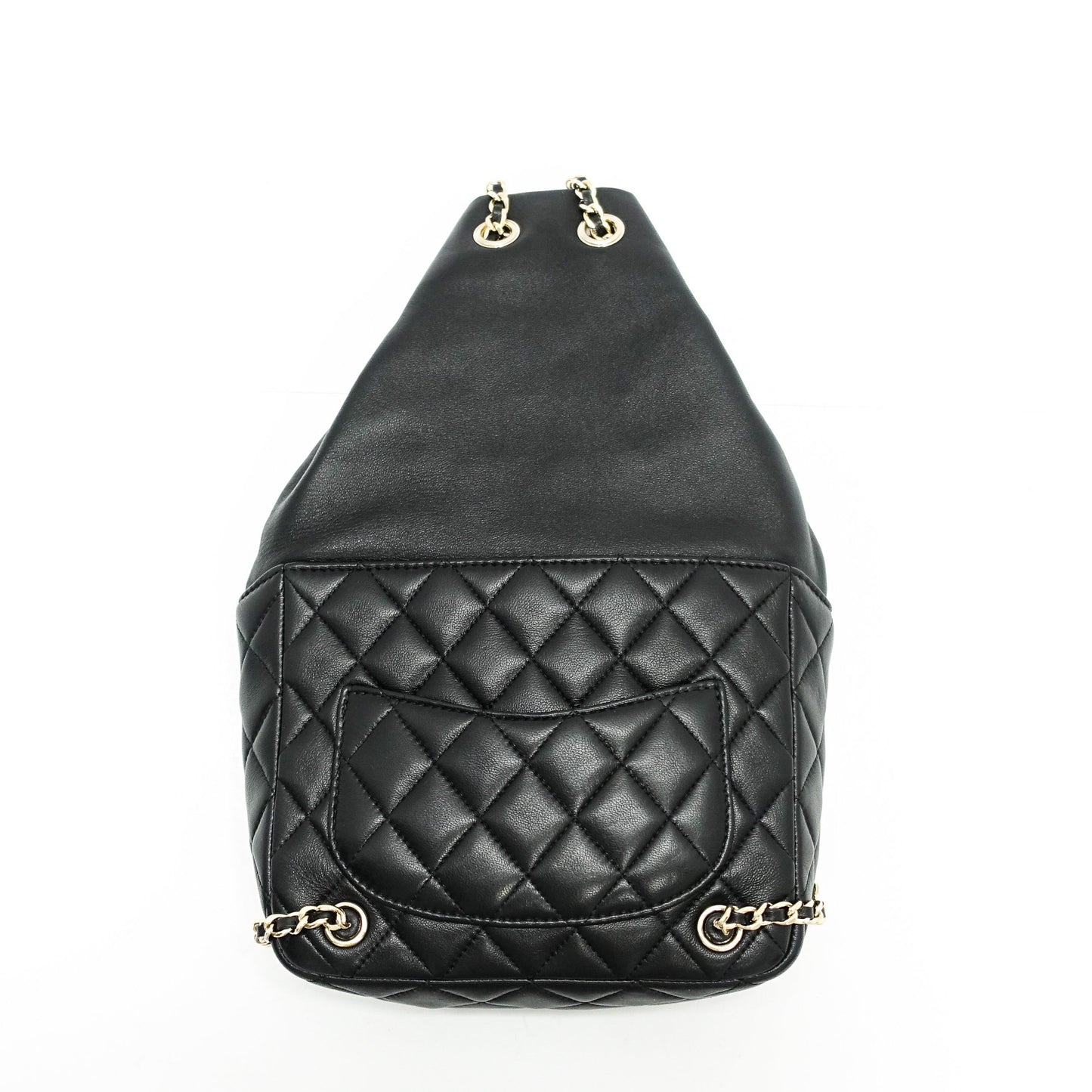 Chanel 2016 Small Black Lambskin Backpack in Seoul