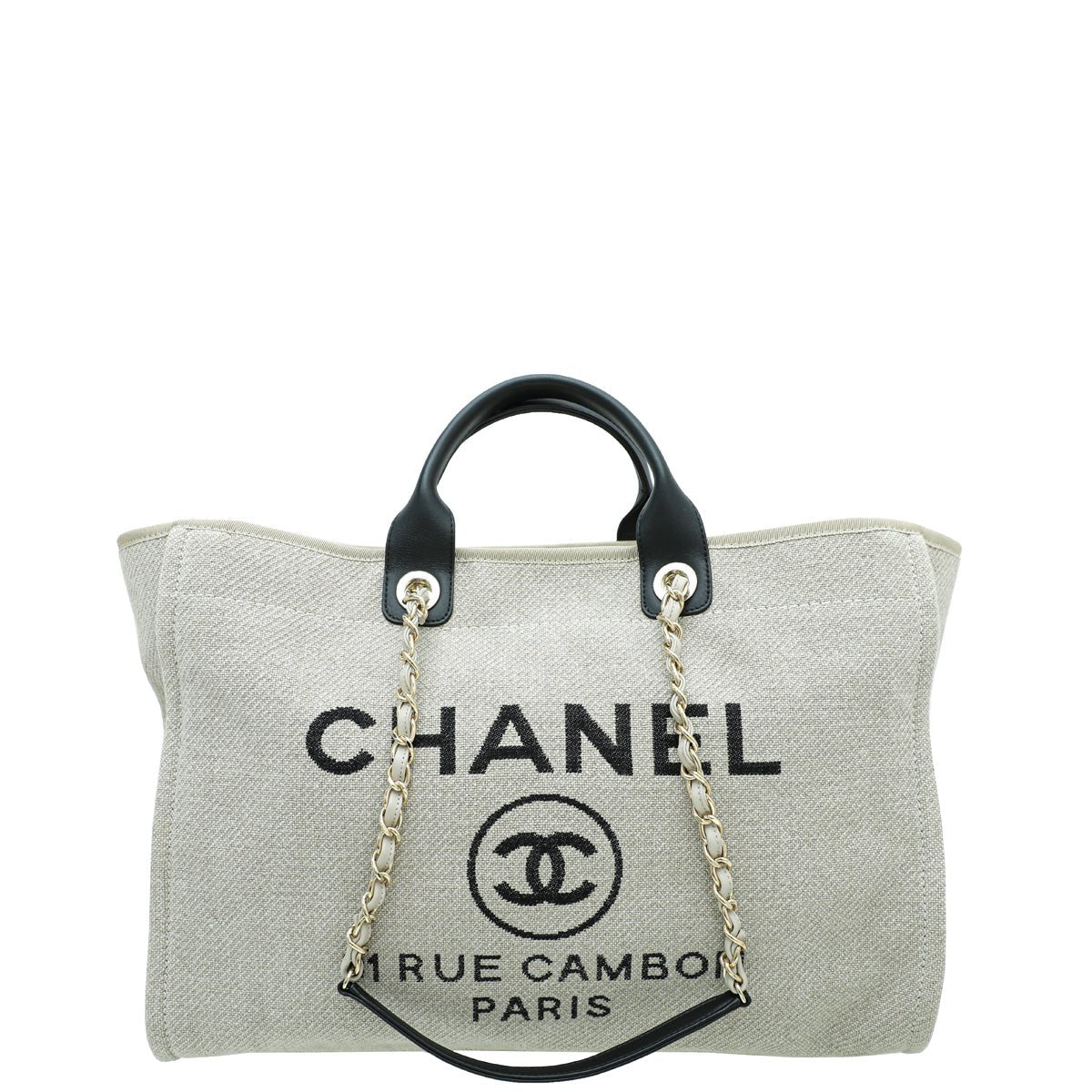 Chanel Bicolor Deauville Tote Large Bag