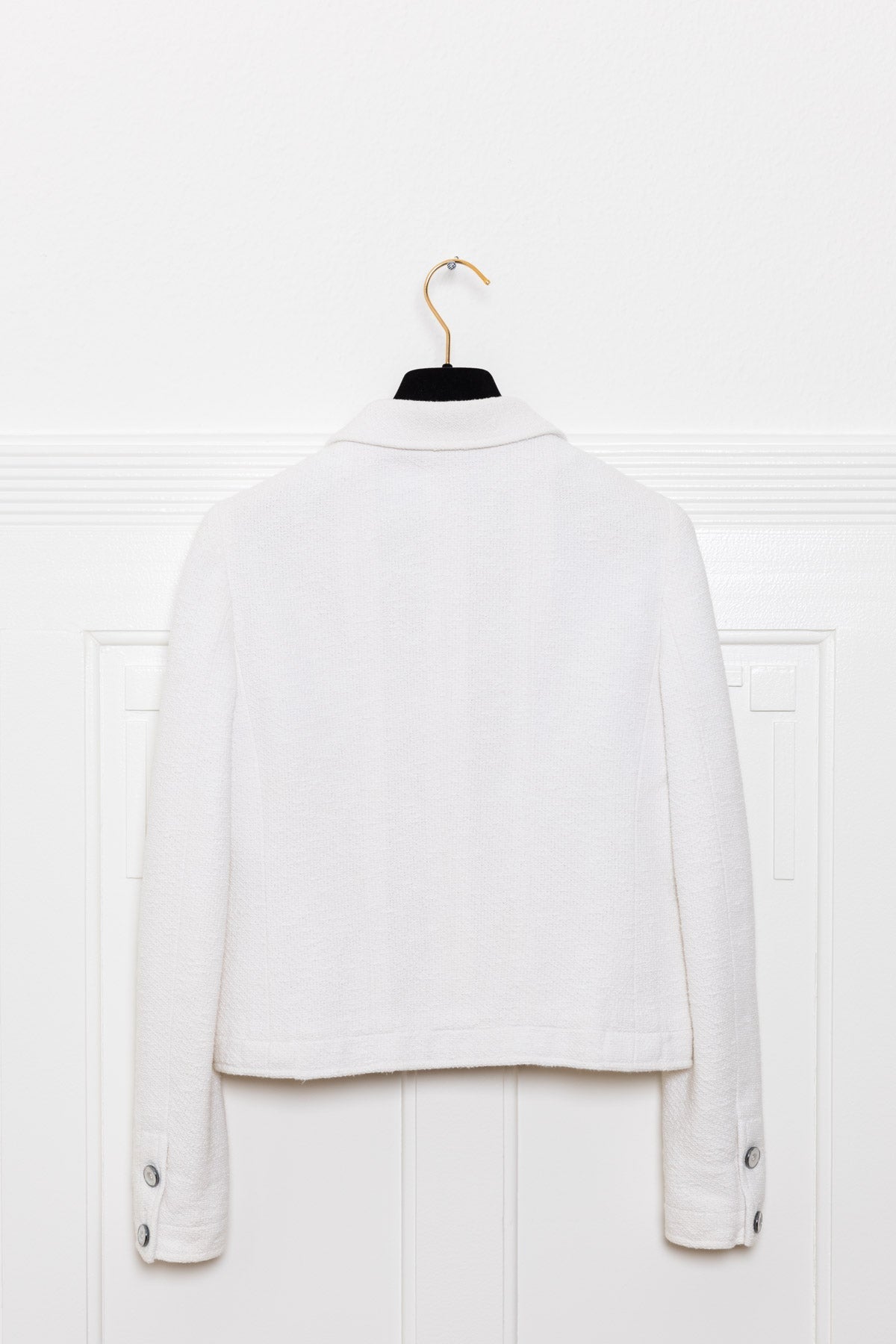 CHANEL Blazer & Dress Tweed White