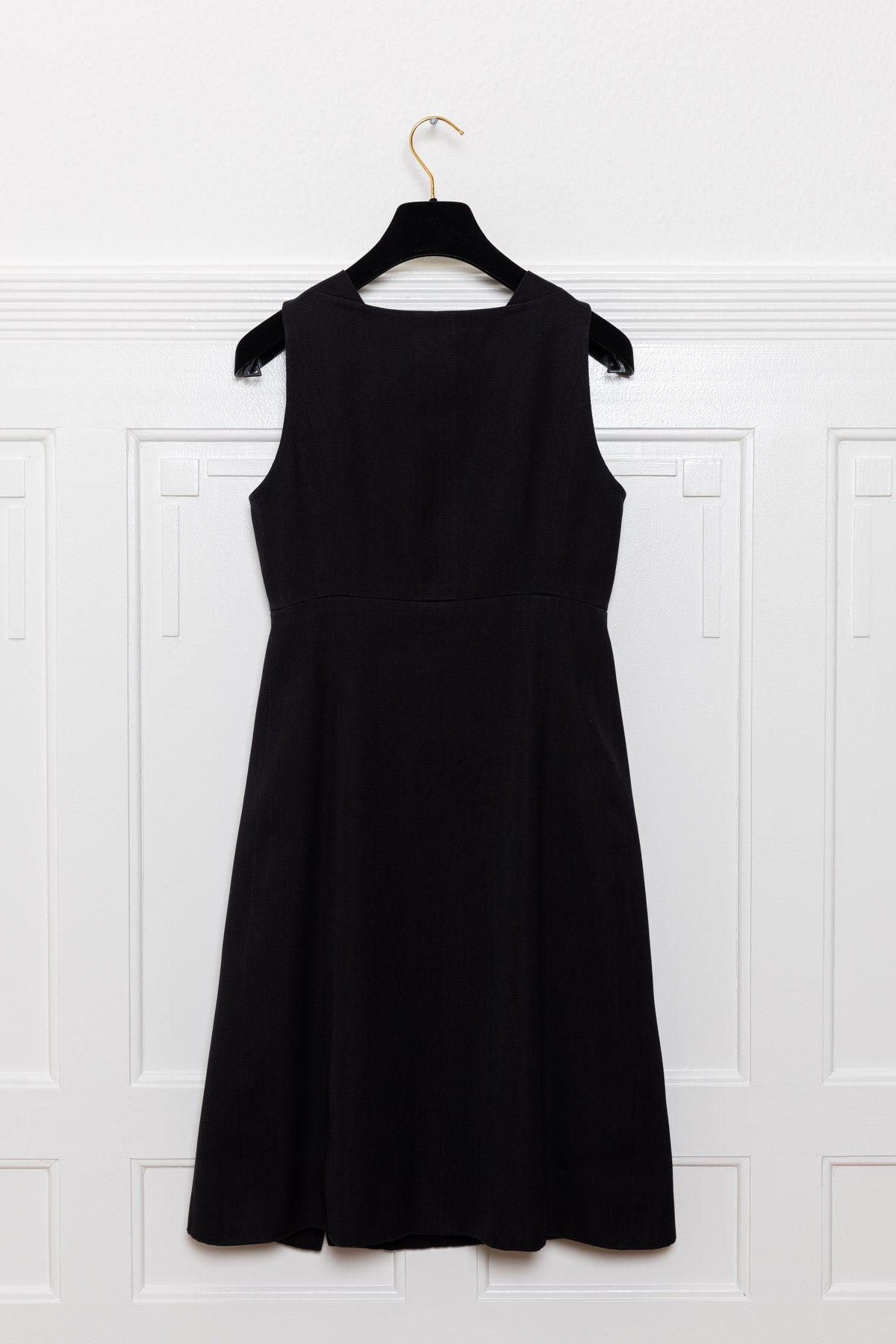 CHANEL C97 Dress Black Cotton Piqué