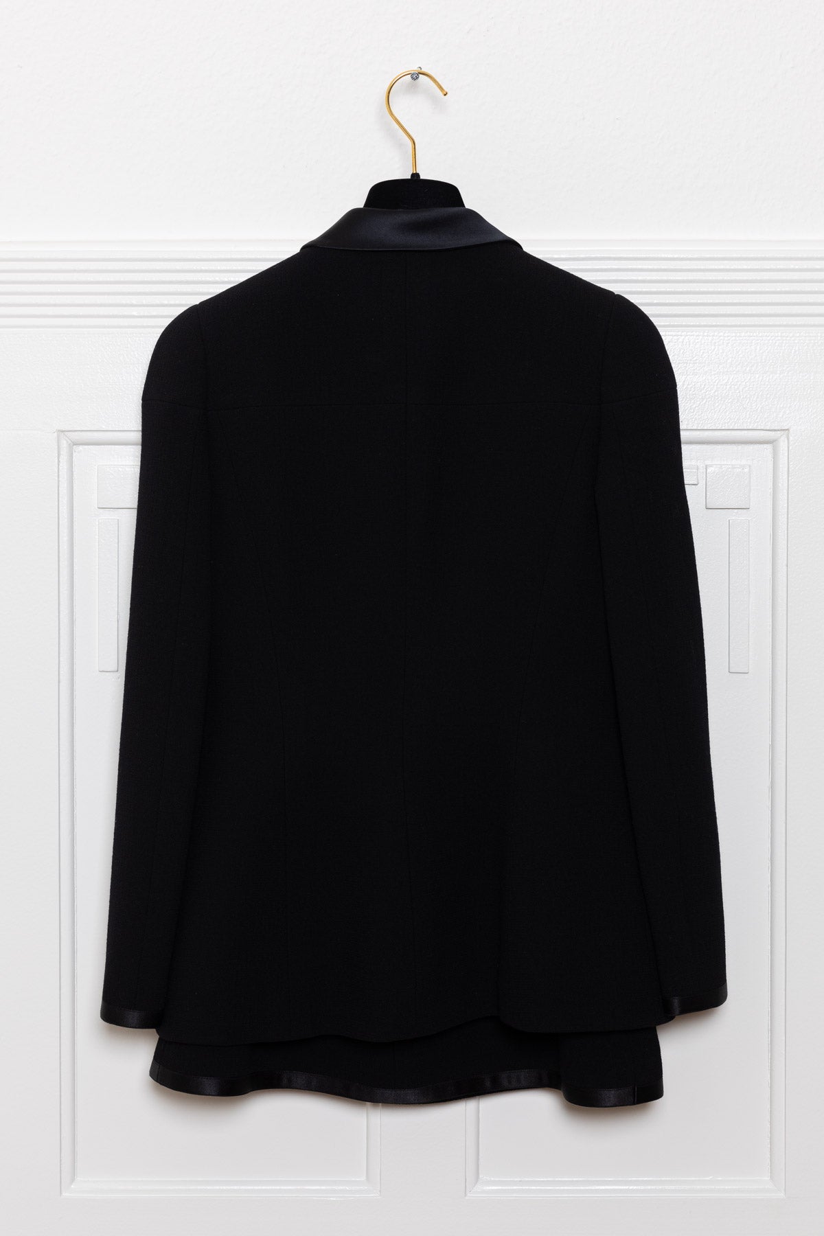 CHANEL F97 Two Piece Black with Pearl Buttons