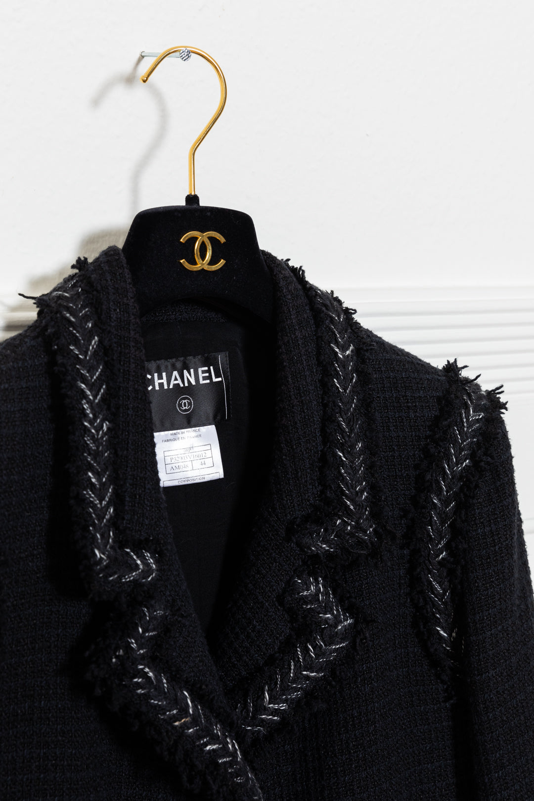 CHANEL Tweed Jacket Black