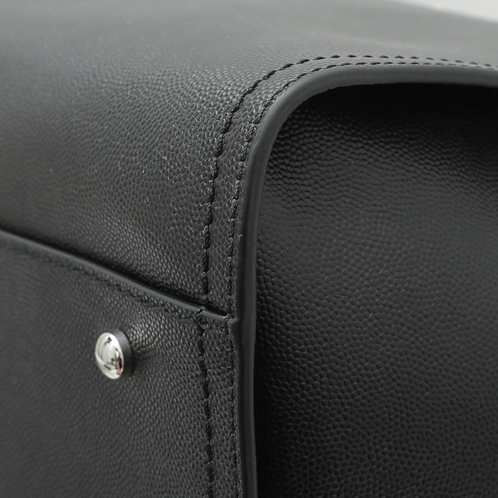 Chanel Black CC Deauville Studded Bag