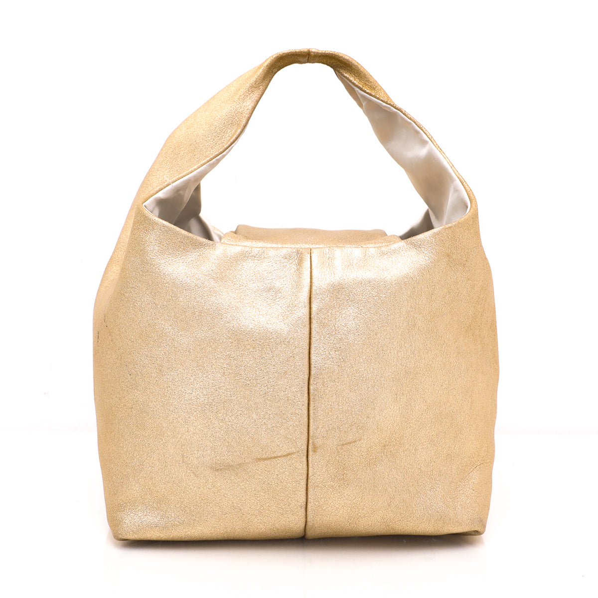 Chanel Metallic Gold CC Hobo Bag