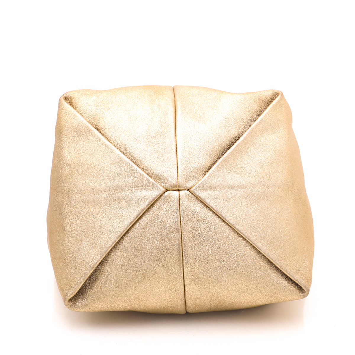 Chanel Metallic Gold CC Hobo Bag