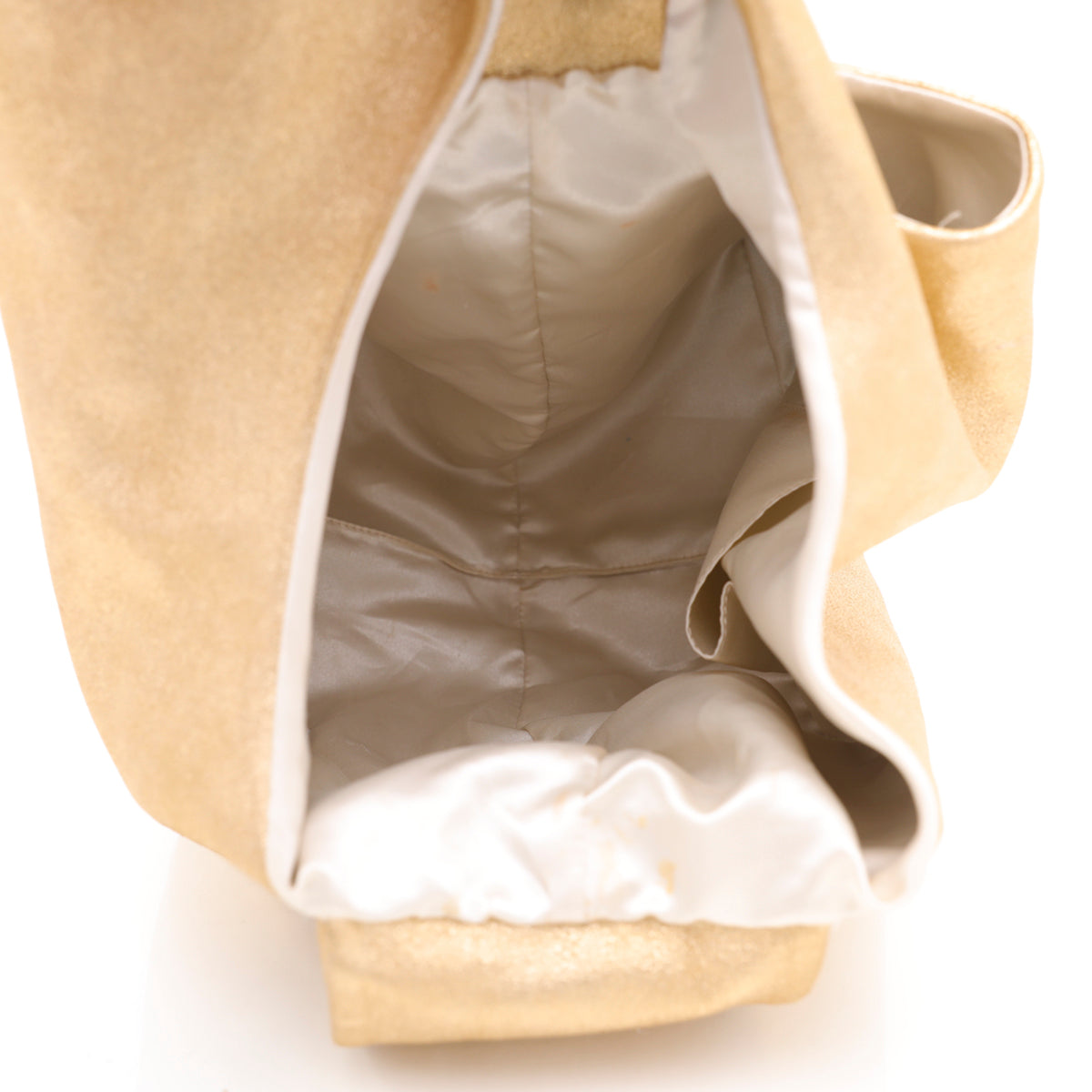 Chanel Metallic Gold CC Hobo Bag