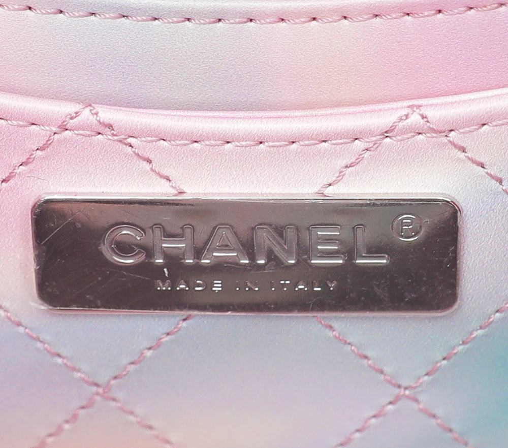 Chanel Candy Pink CC Patent PVC Small Vanity Case