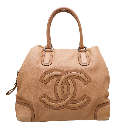 Chanel Camel CC Spring 2011 Tote Bag