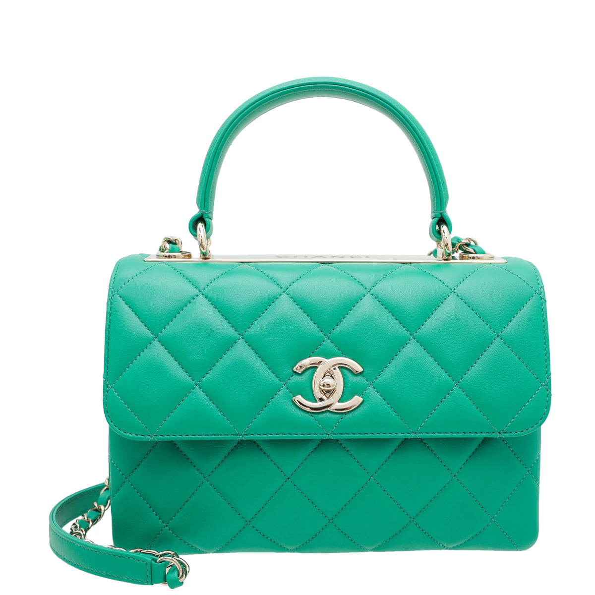 Chanel Green CC Trendy Small Bag
