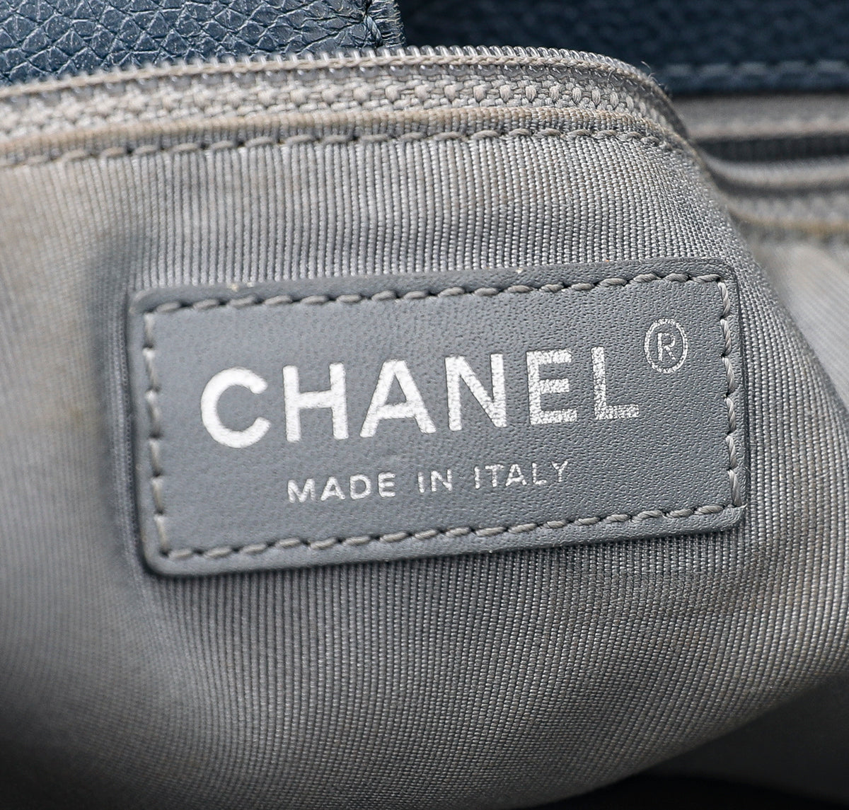 Chanel Blue Executive Cerf Tote Bag
