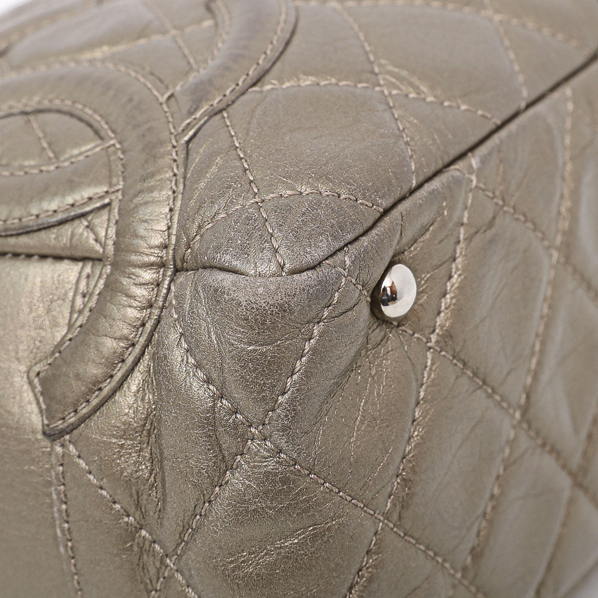 Chanel Gold Cambon Chain Bowler Bag