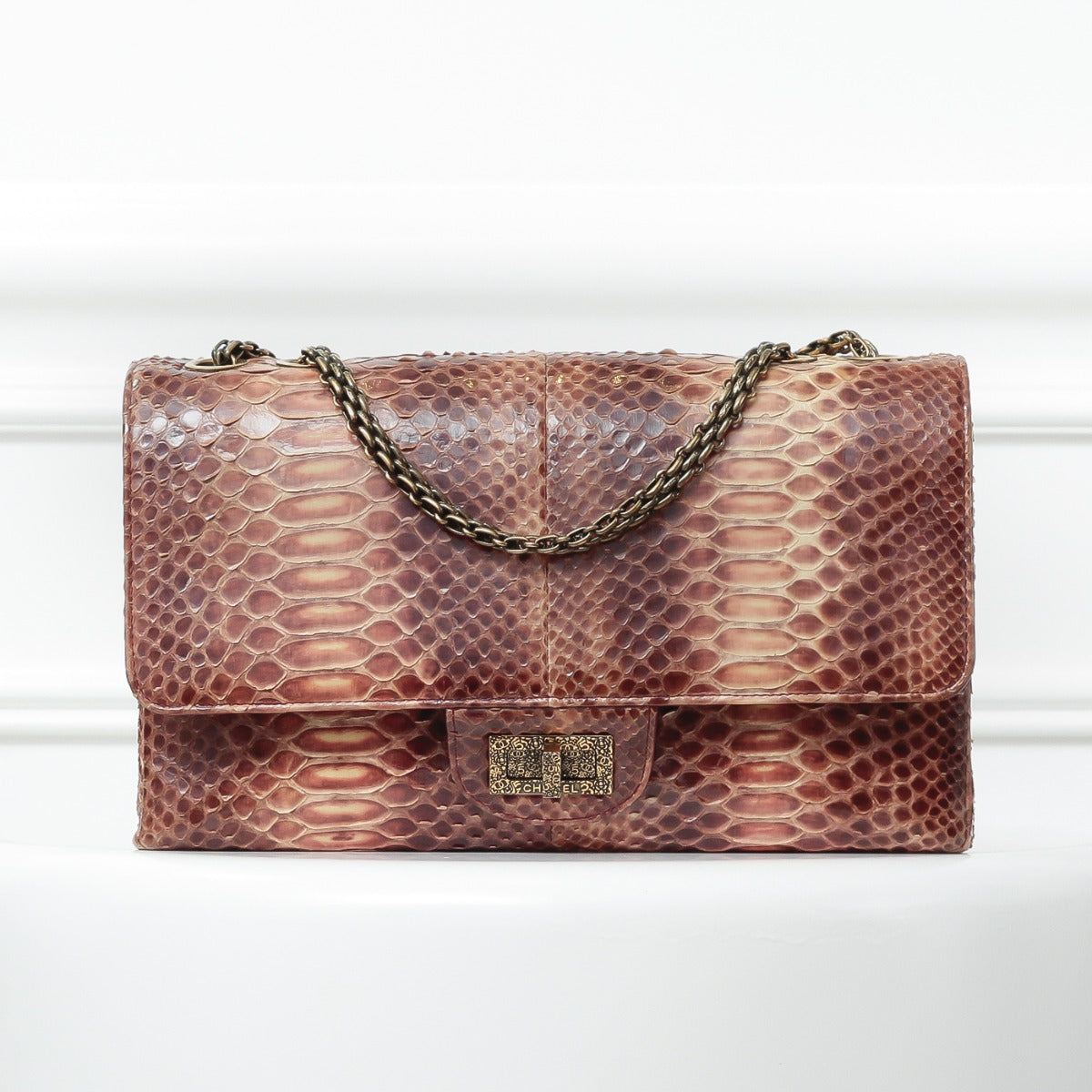 Chanel Ombre Python reissue Bag