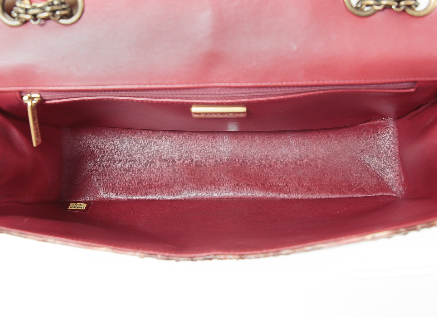 Chanel Ombre Python reissue Bag