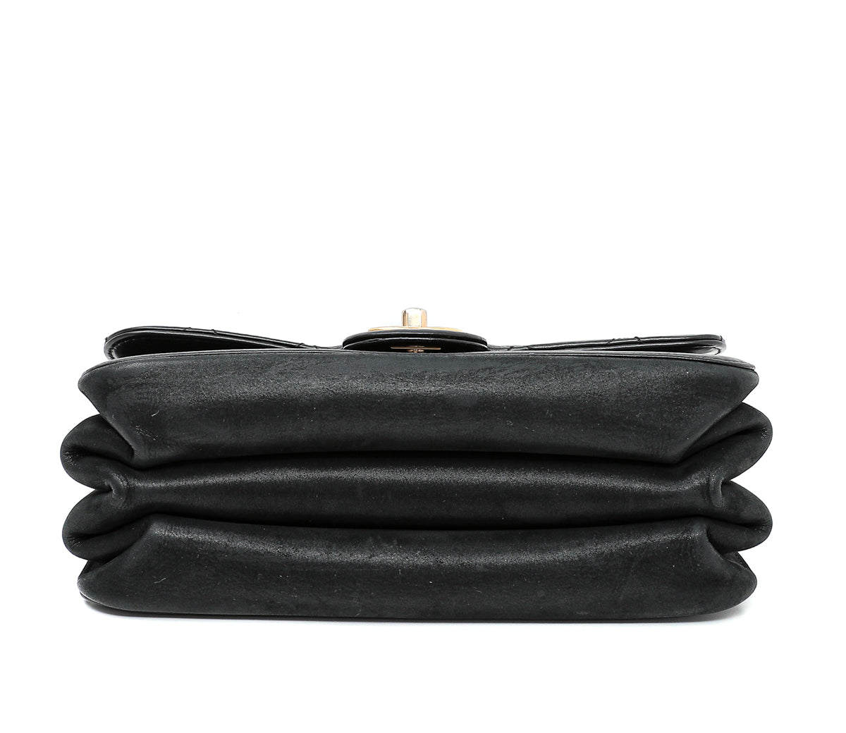 Chanel Black Straight Line Flap Bag