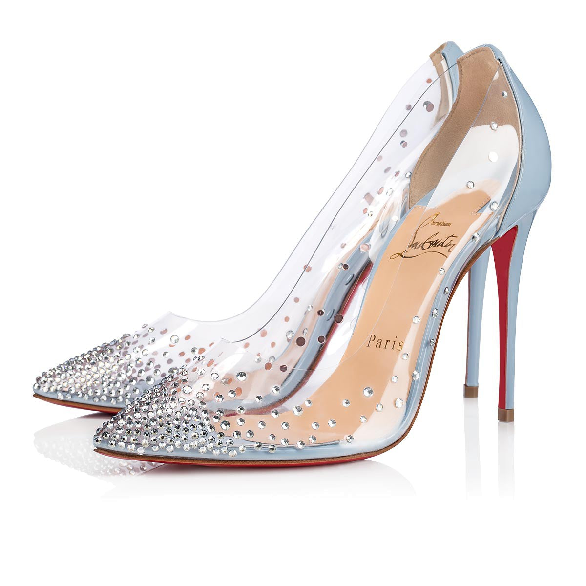 CHRISTIAN LOUBOUTIN DEGRASTRASS PVC 100MM SIZE 40