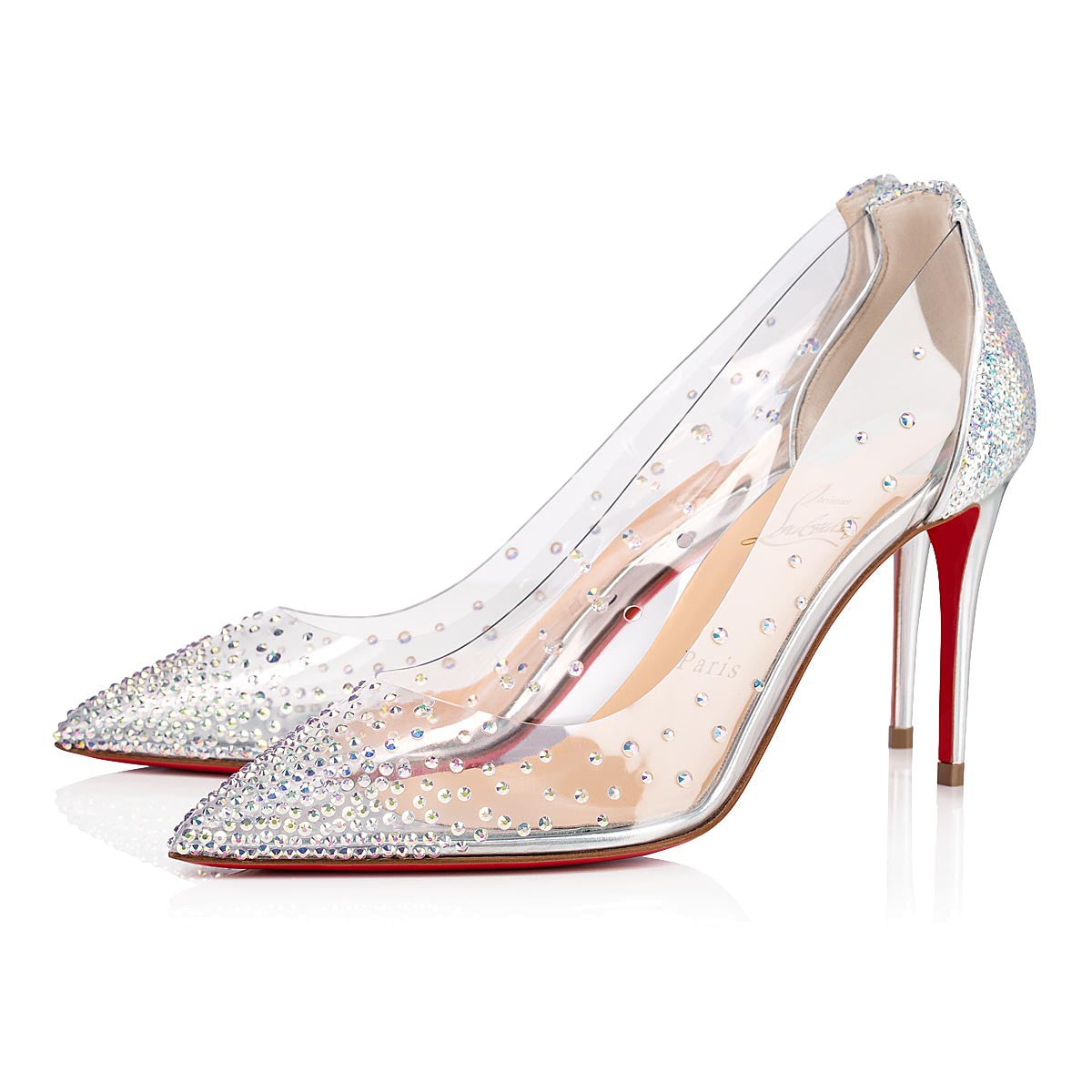 CHRISTIAN LOUBOUTIN  DEGRASTRASS PVC 85 MM SIZE 39