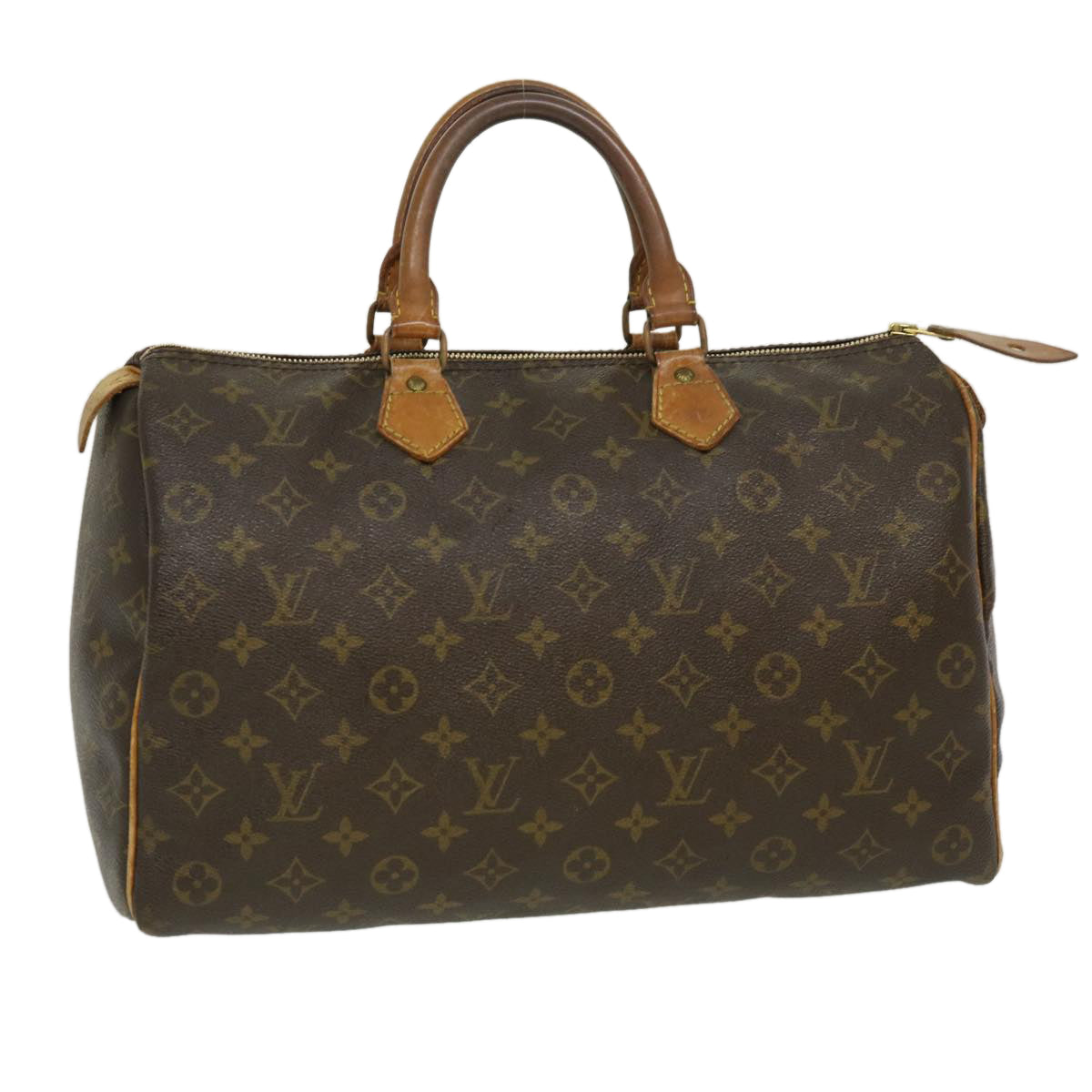 LOUIS VUITTON Monogram Speedy 35 Hand Bag M41524 LV cl057