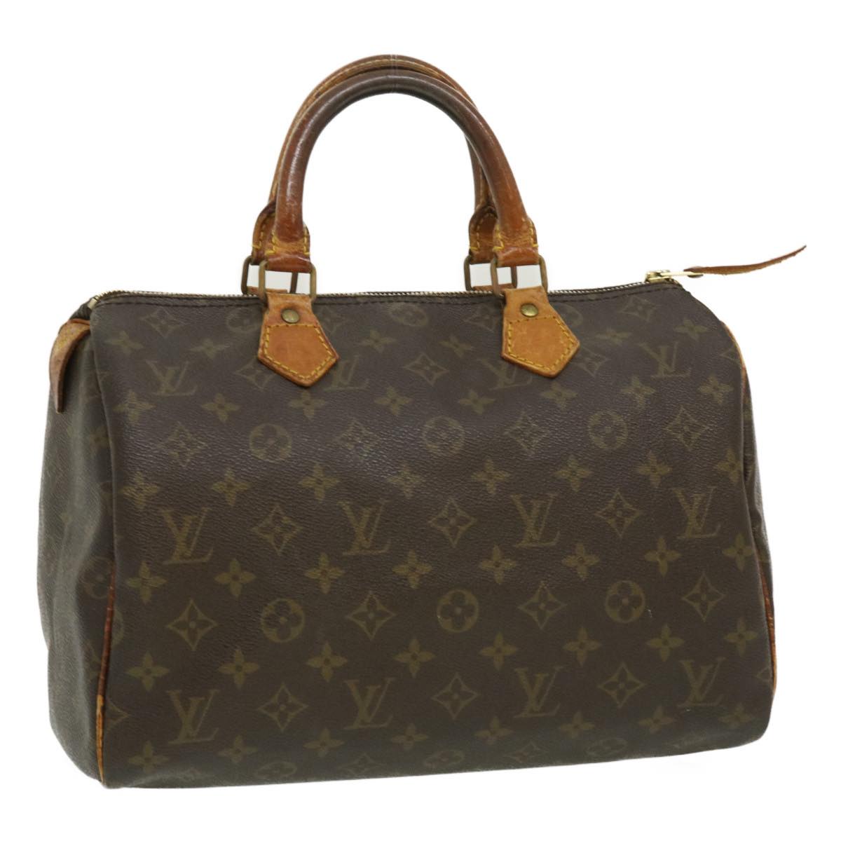 LOUIS VUITTON Monogram Speedy 30 Hand Bag M41526 LV cl070