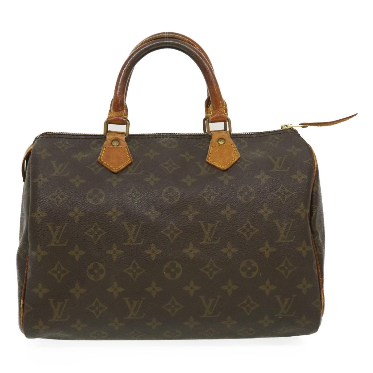 LOUIS VUITTON Monogram Speedy 30 Hand Bag M41526 LV cl070