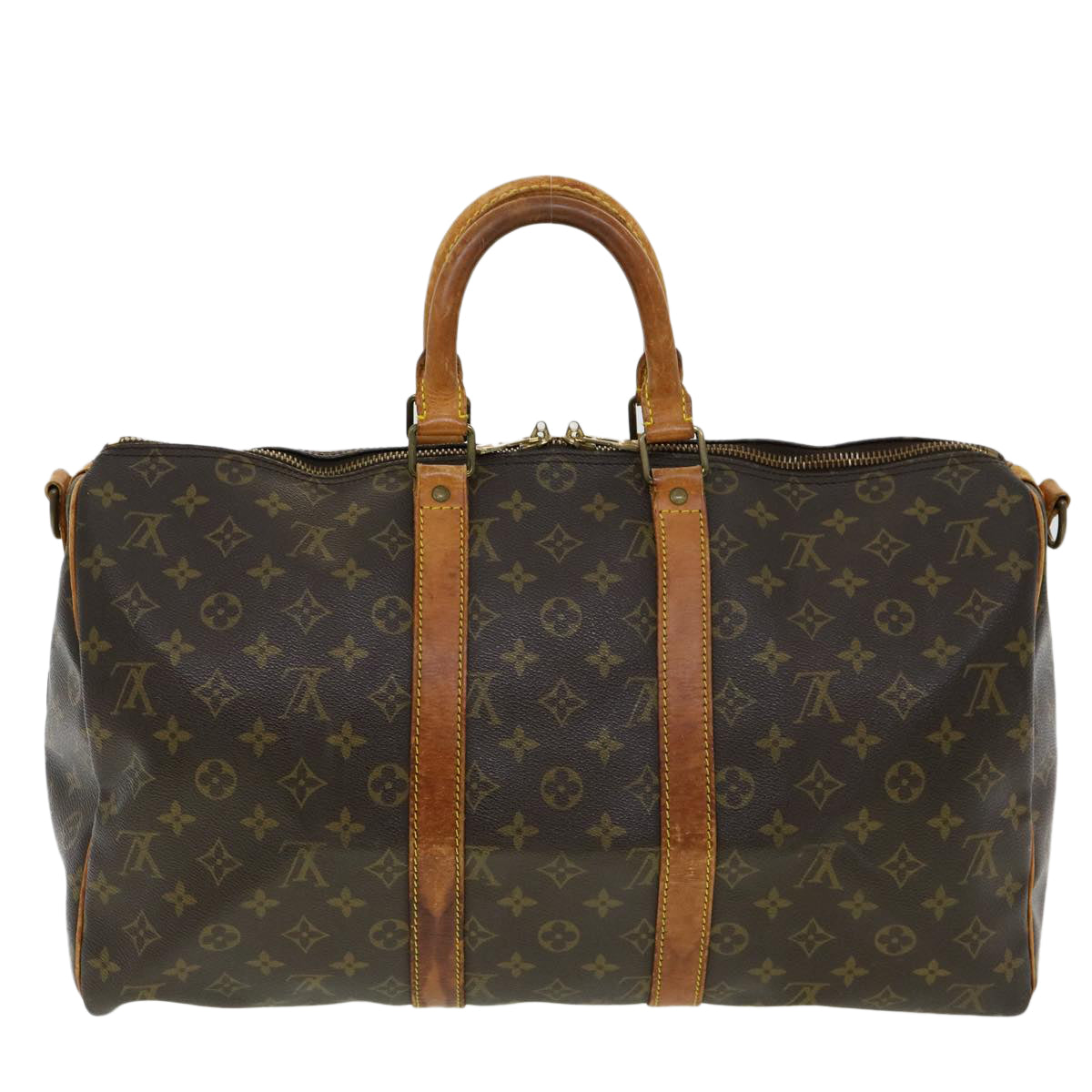 LOUIS VUITTON Monogram Keepall Bandouliere 45 Boston Bag M41418 LV cl144