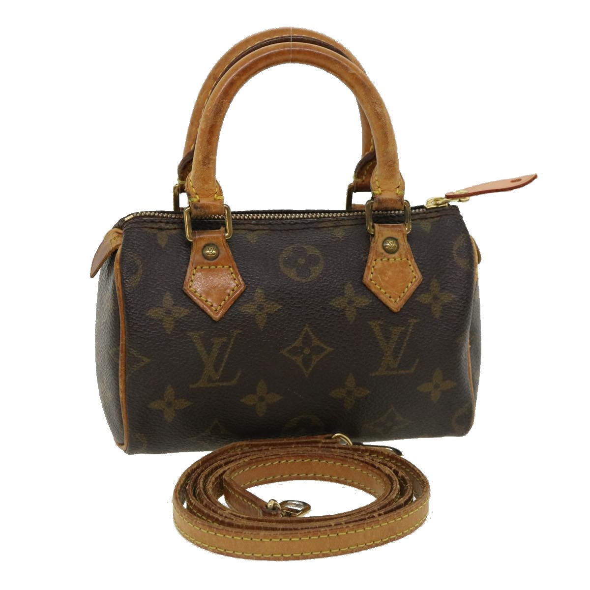 LOUIS VUITTON Monogram Mini Speedy Hand Bag 2way M41534 LV cl173