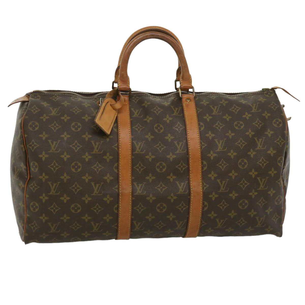 LOUIS VUITTON Monogram Keepall 50 Boston Bag Vintage M41426 LV cl177