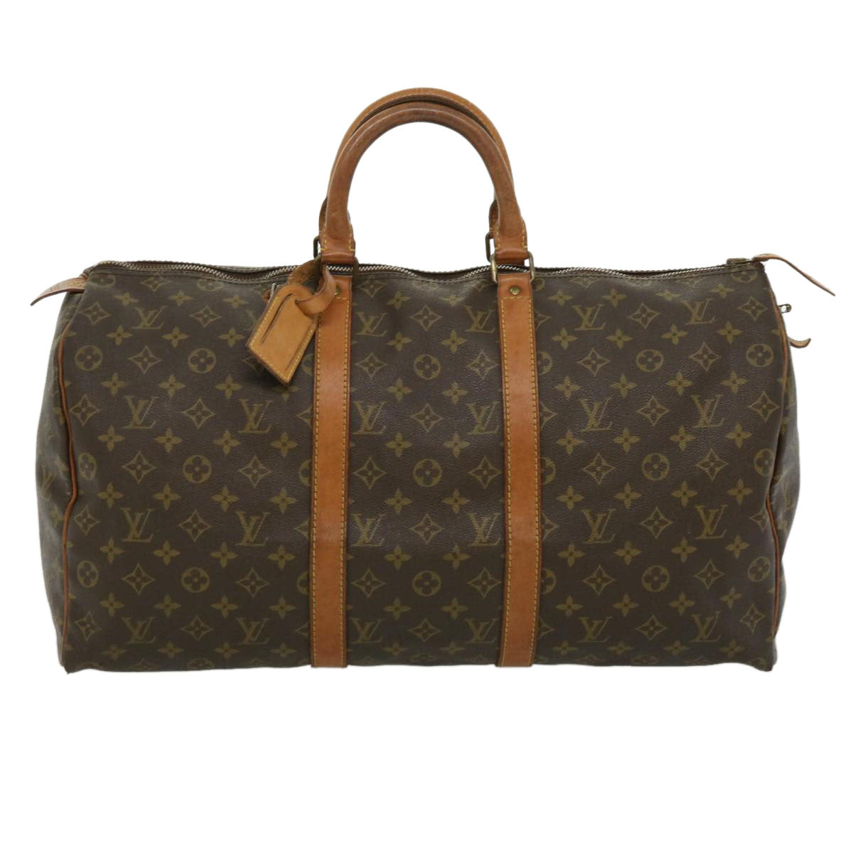 LOUIS VUITTON Monogram Keepall 50 Boston Bag Vintage M41426 LV cl177
