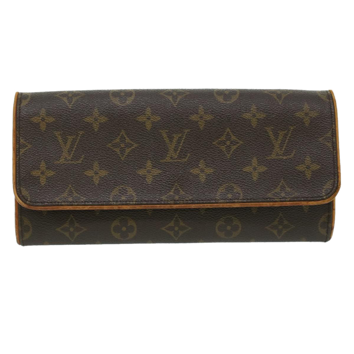 LOUIS VUITTON Monogram Pochette Twin GM Shoulder Bag M51852 LV cl283