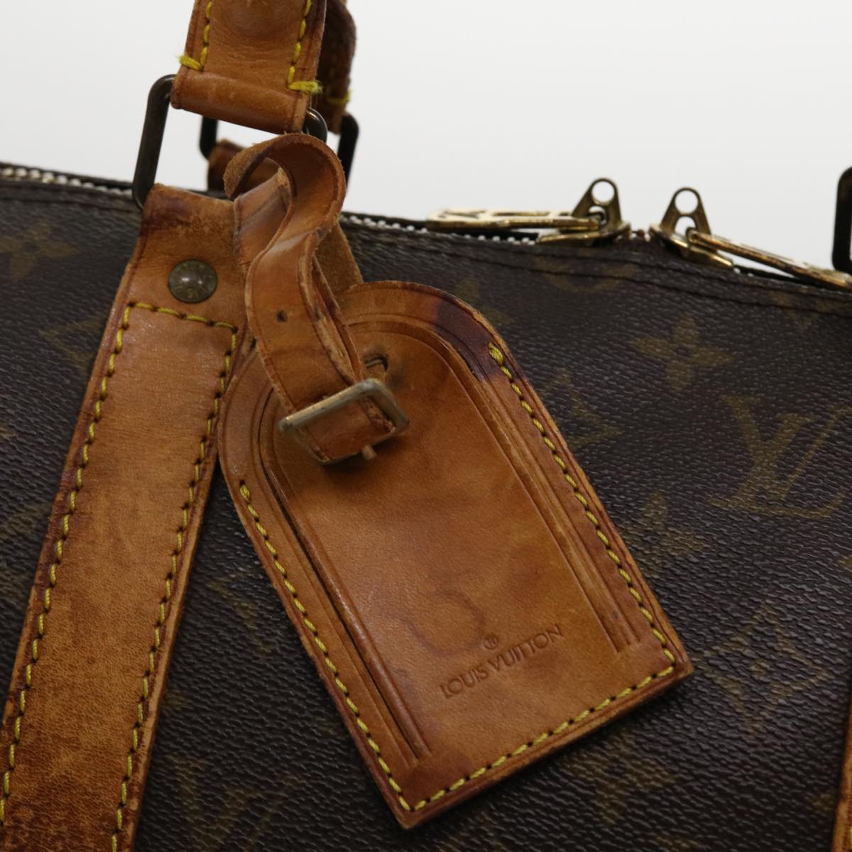 LOUIS VUITTON Monogram Keepall Bandouliere 50 Boston Bag M41416 LV cl319