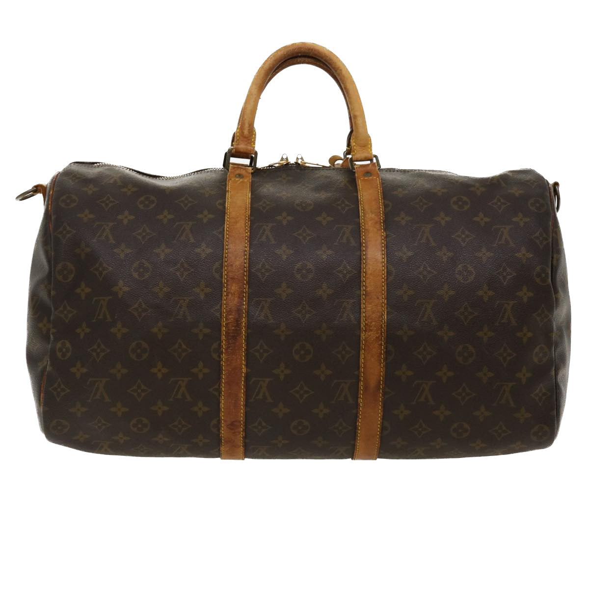 LOUIS VUITTON Monogram Keepall Bandouliere 50 Boston Bag M41416 LV cl319