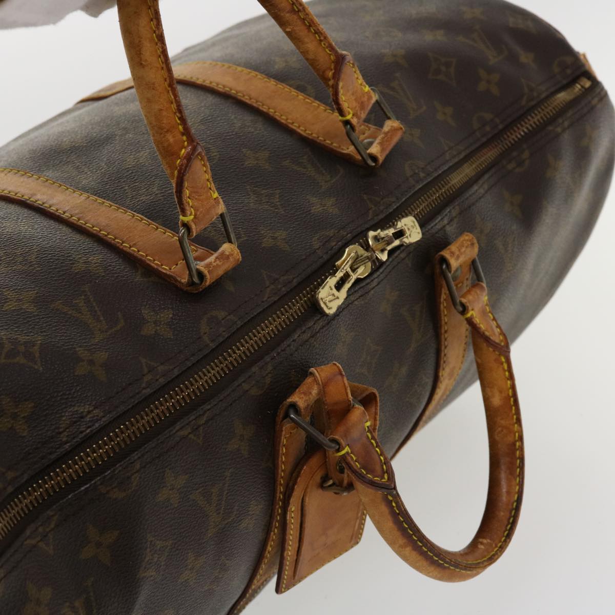LOUIS VUITTON Monogram Keepall Bandouliere 50 Boston Bag M41416 LV cl319