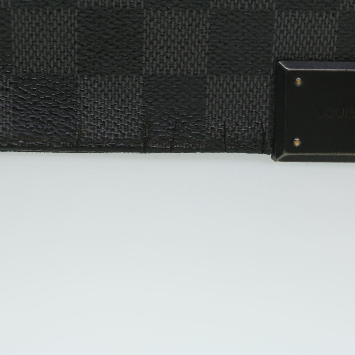 LOUIS VUITTON Damier Graphite District MM Shoulder Bag N41272 LV cl386