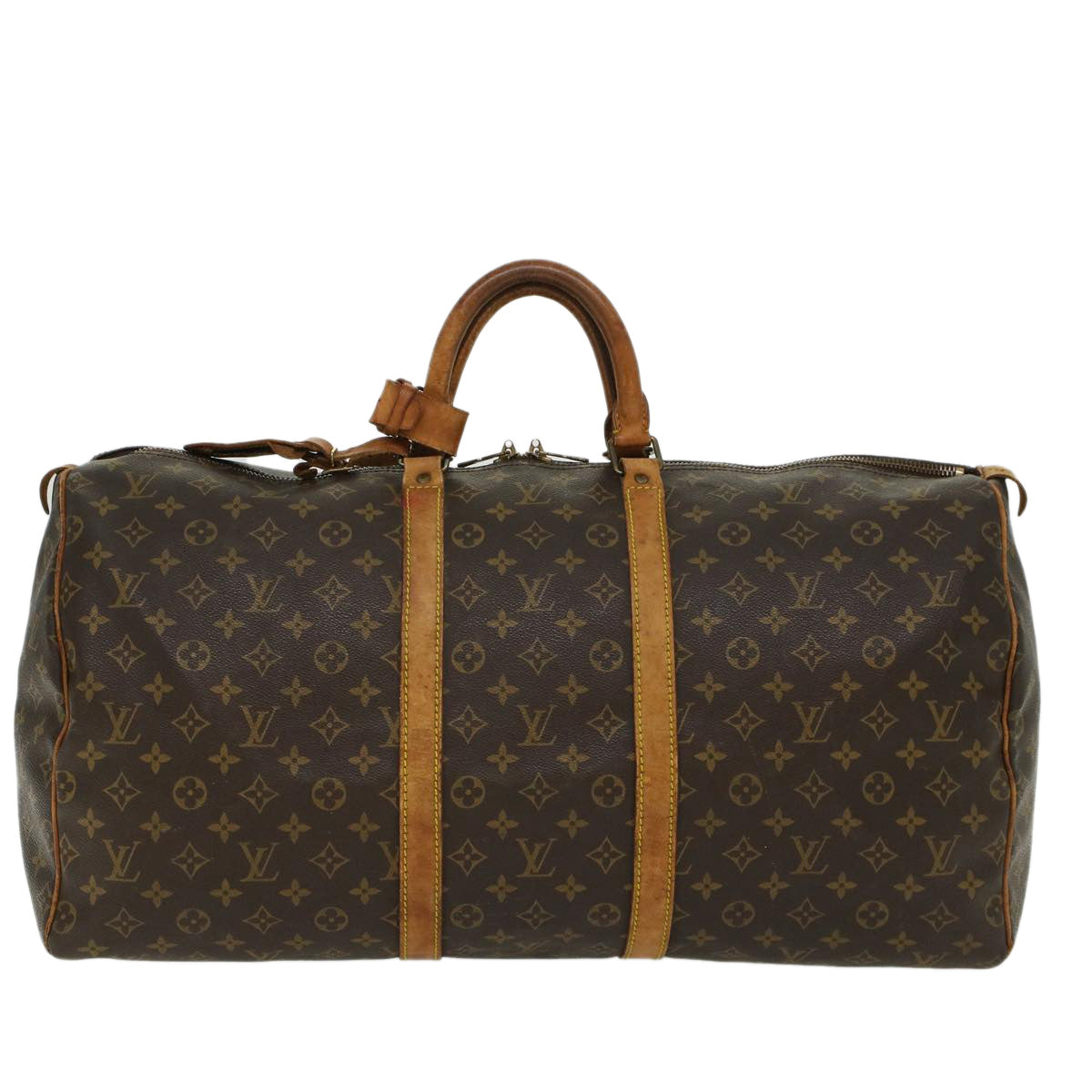 LOUIS VUITTON Monogram Keepall 55 Boston Bag M41424 LV cl600