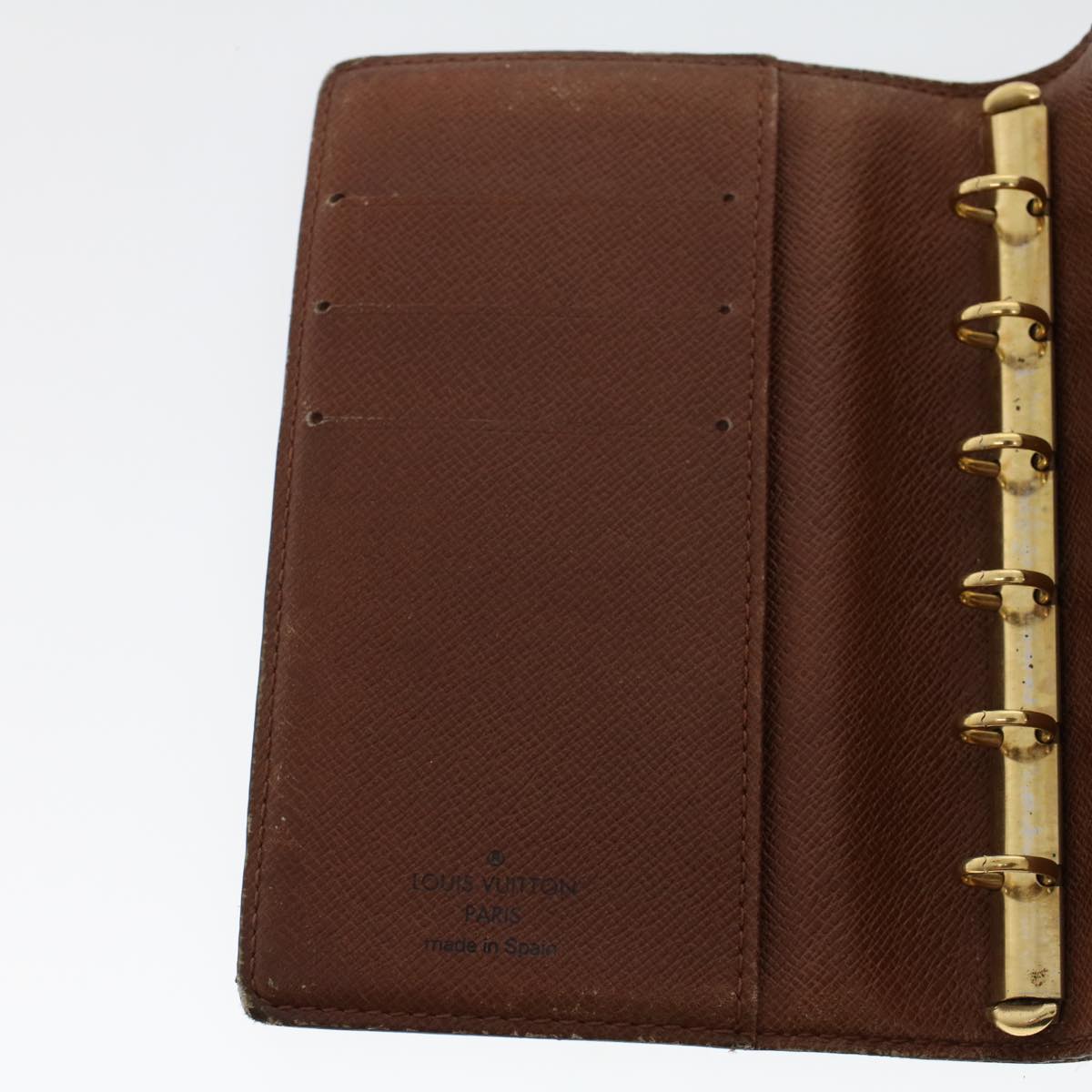 LOUIS VUITTON Epi Monogram Agenda PM Day Planner Cover 2Set Brown LV cl609
