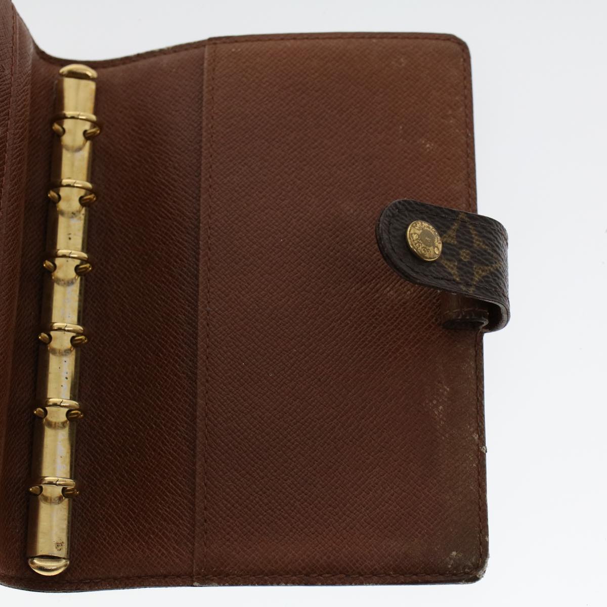 LOUIS VUITTON Epi Monogram Agenda PM Day Planner Cover 2Set Brown LV cl609