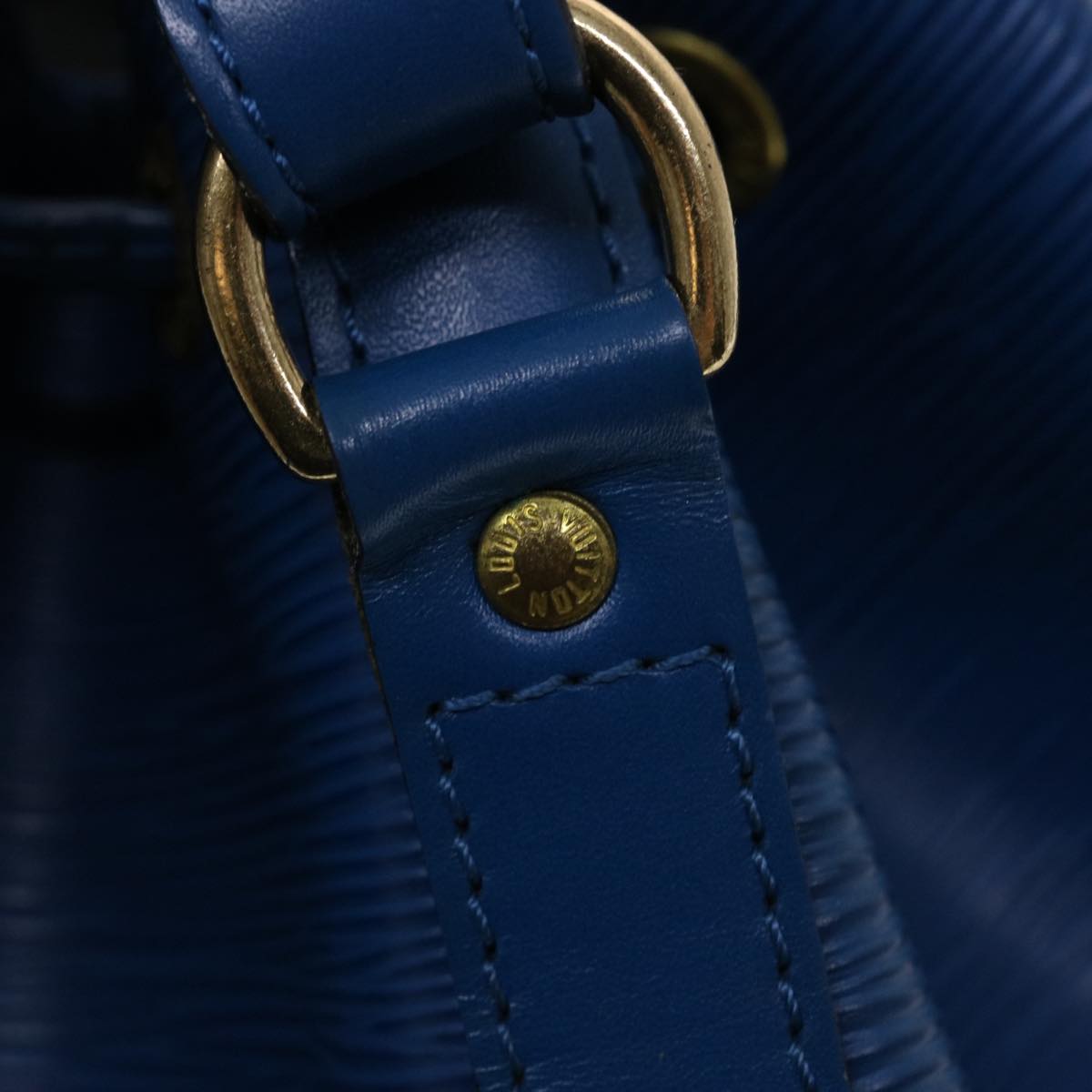 LOUIS VUITTON Epi Noe Shoulder Bag Blue M44005 LV cl616