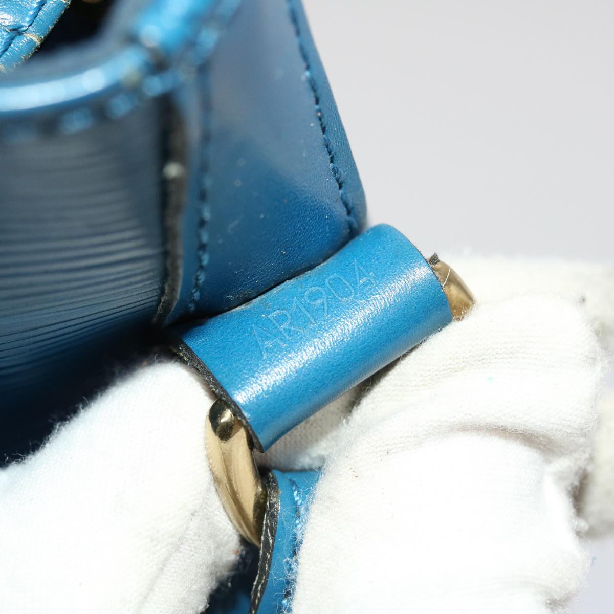 LOUIS VUITTON Epi Noe Shoulder Bag Blue M44005 LV cl616