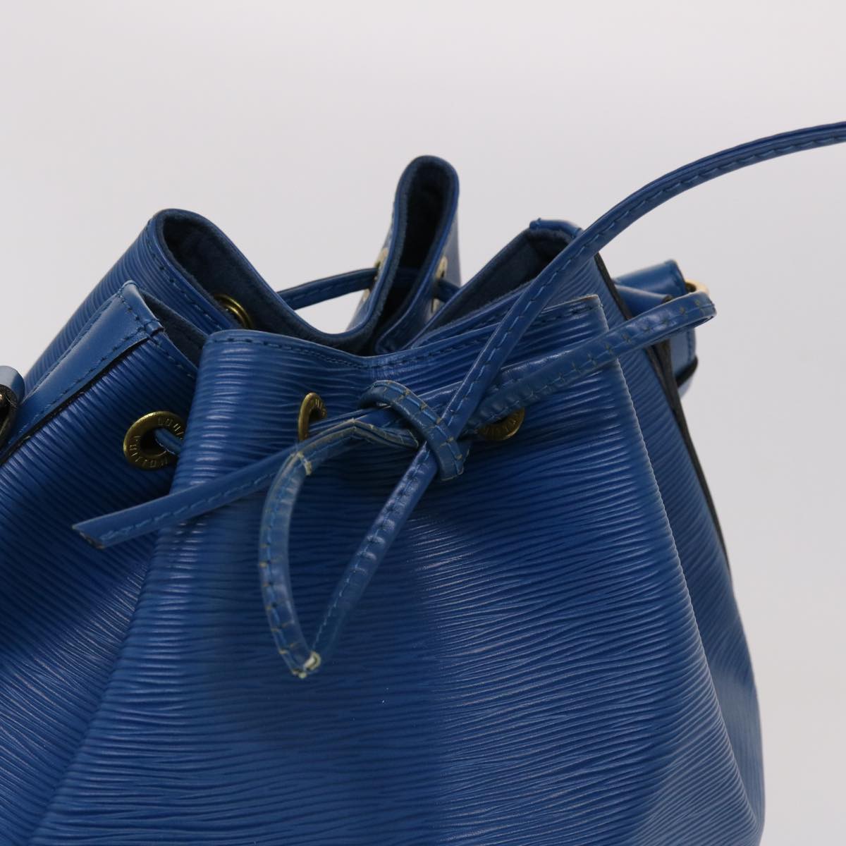 LOUIS VUITTON Epi Noe Shoulder Bag Blue M44005 LV cl616