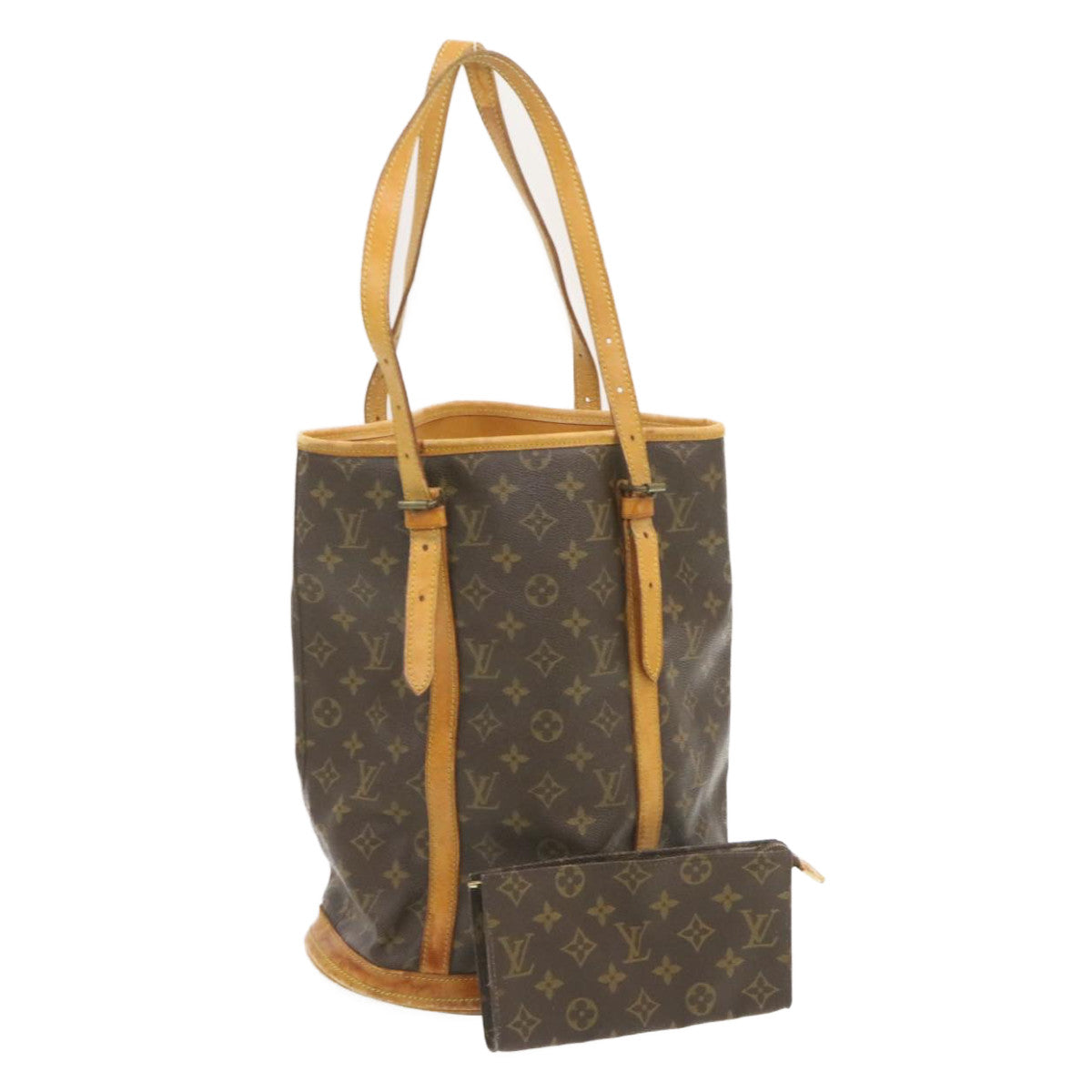 LOUIS VUITTON Monogram Bucket GM Shoulder Bag M42236 LV cr654