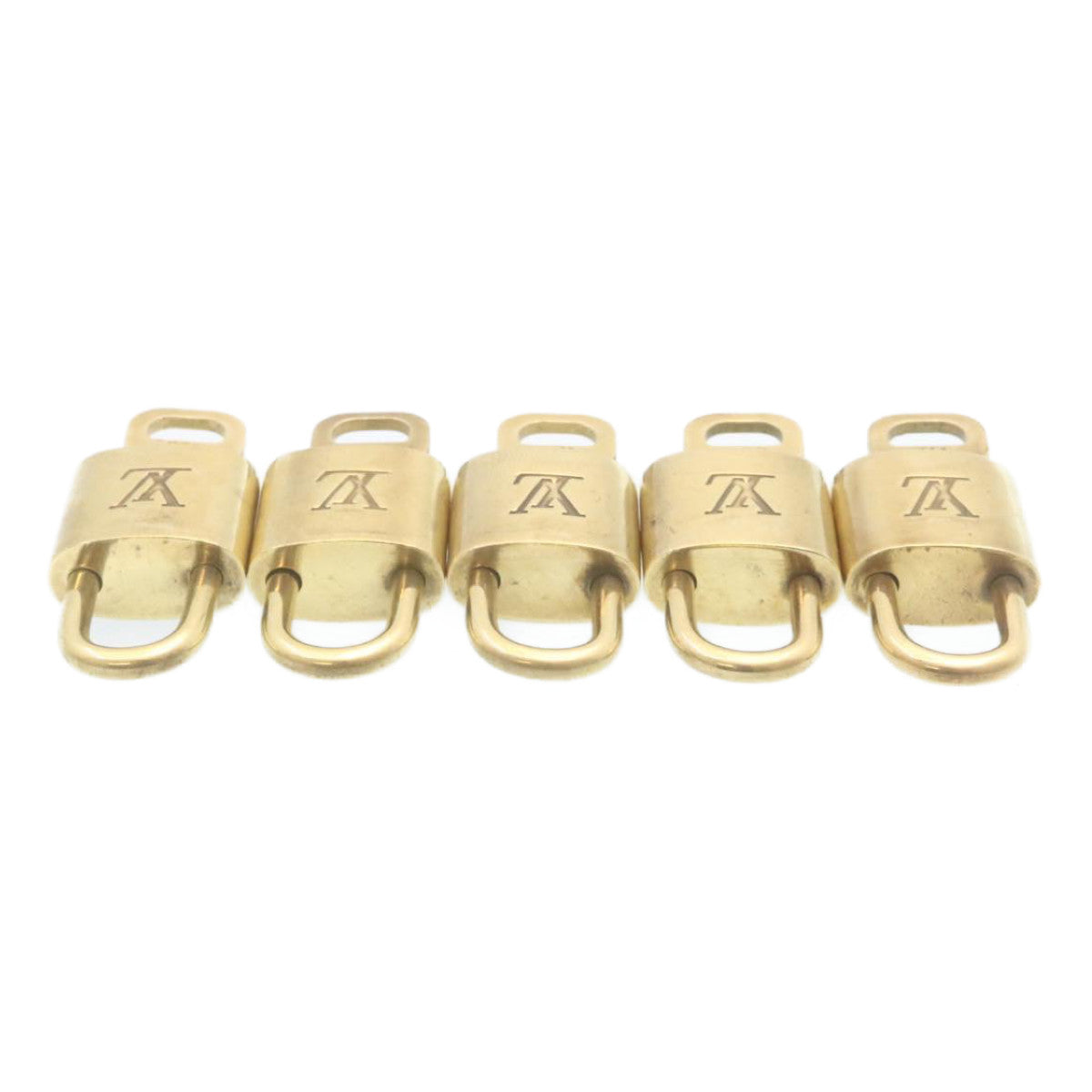 LOUIS VUITTON Padlock 10set Gold Tone LV cr910