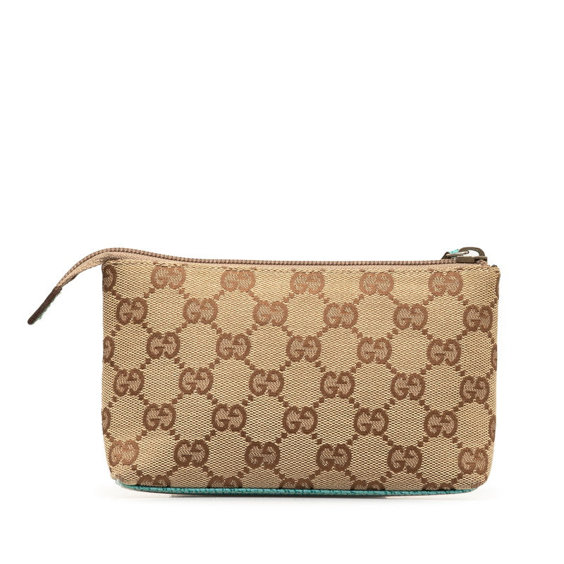 Luxury Gucci Trending 2025 GG Canvas Leather Pouch 115237